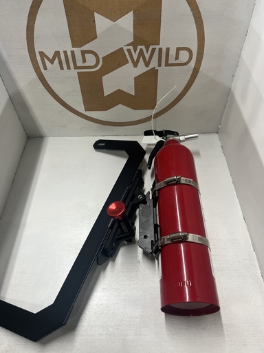 C4 Corvette Fire Extinguisher Mount with Fire Extinguisher