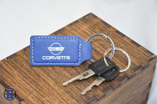 Corvette C4 Rectangle Keychain